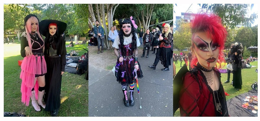 The Brisbane Alternative and Gothic Picnic 2023 Outfits