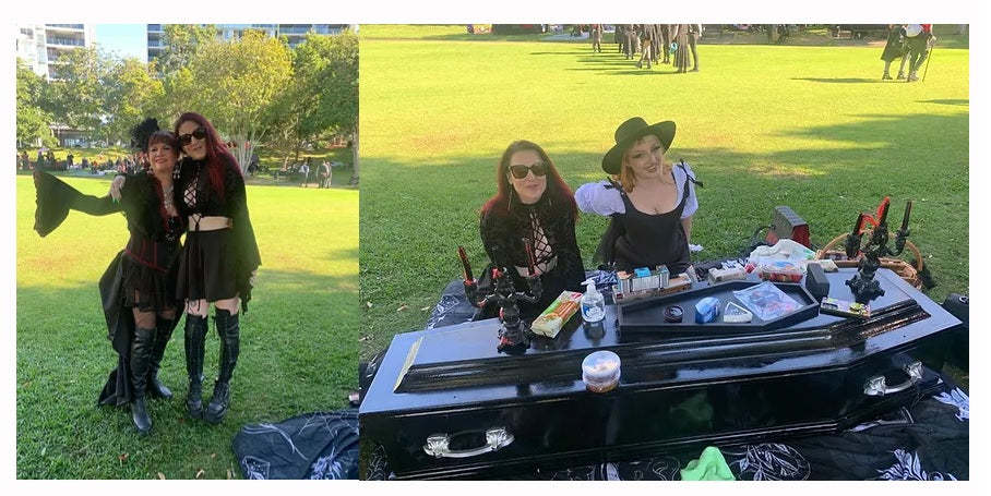 tragic beautiful and OtherWorld Fashion at Brisbane Gothic Picnic