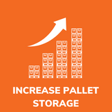 Move rack, narrow aisles, and increase warehouse pallet storage density