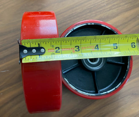 Dimensions of a replacement manual pallet jack steering wheel
