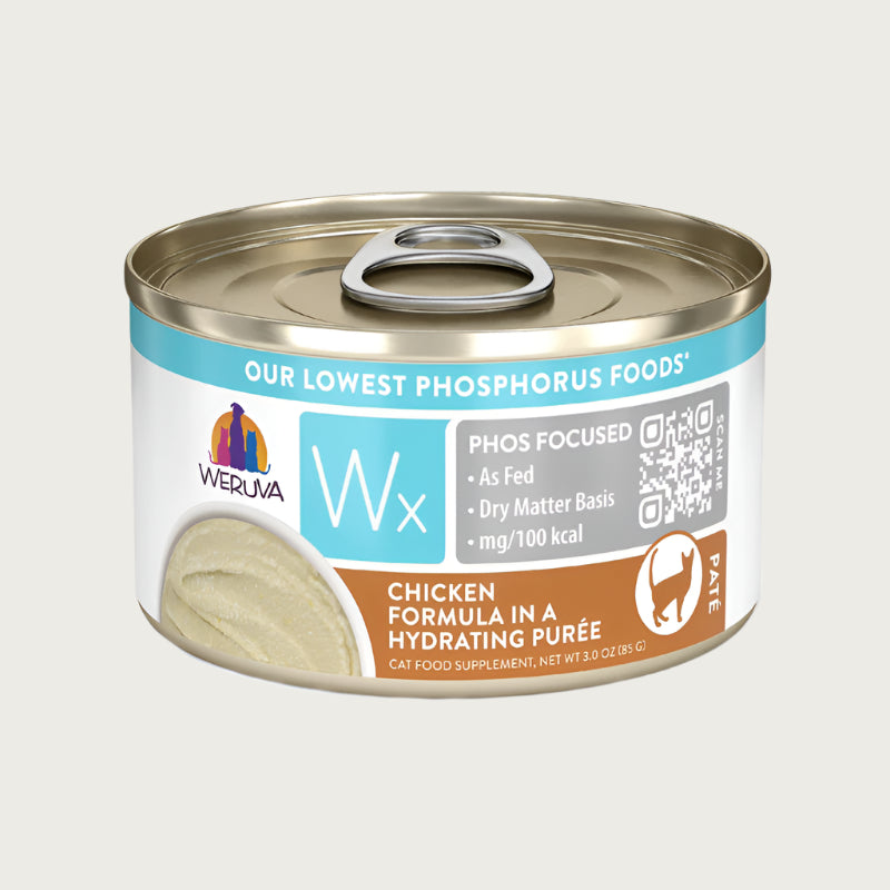 WERUVA Wx Phos Focused Chicken Formula in a Hydrating Purée for Cats