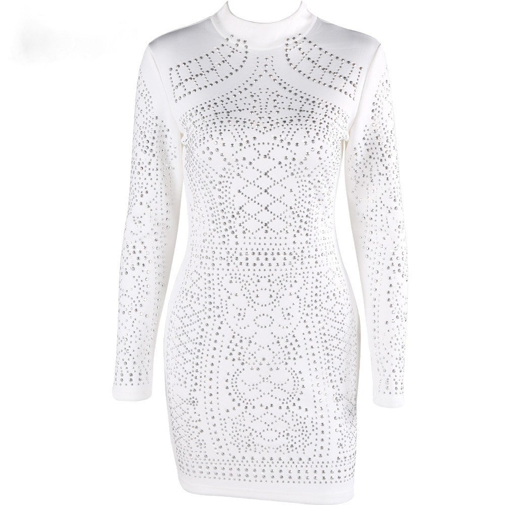 Rhinestone bodycon dress