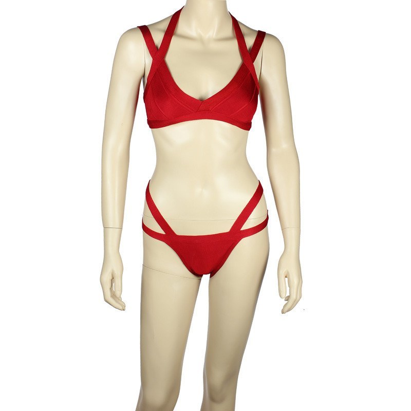 Red Bandage Bikini The Kewl Shop