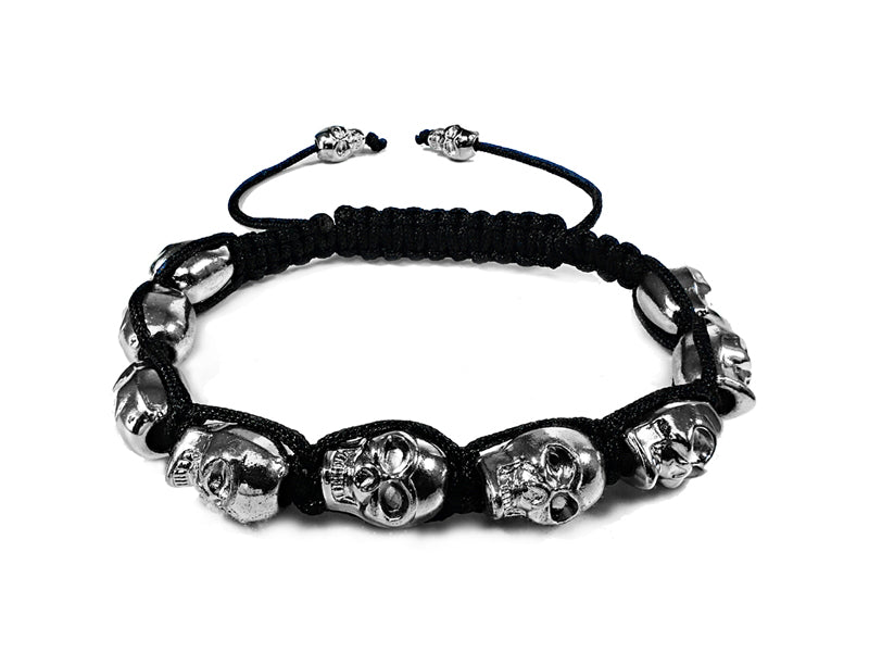 skull shamballa bracelet