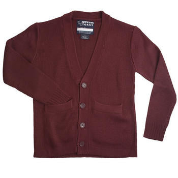 burgundy cardigans