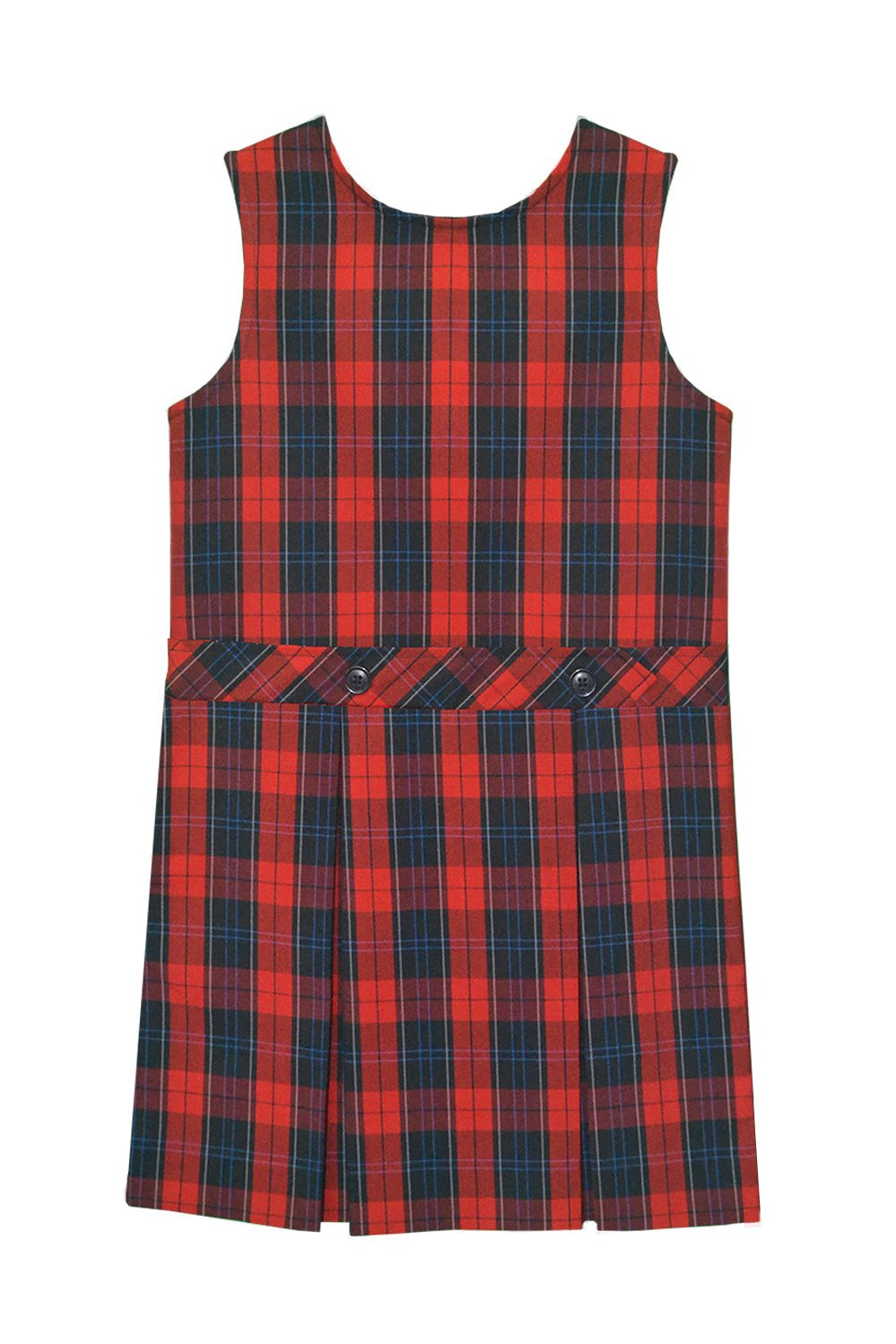 Jumper Plaid #94, Round Neck with Kick Pleat Skirt | Family Uniforms