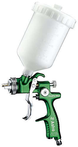 Astro Pneumatic Tool EUROHV103 EuroPro Forged HVLP Spray Gun with 1.3mm Nozzle and Plastic Cup