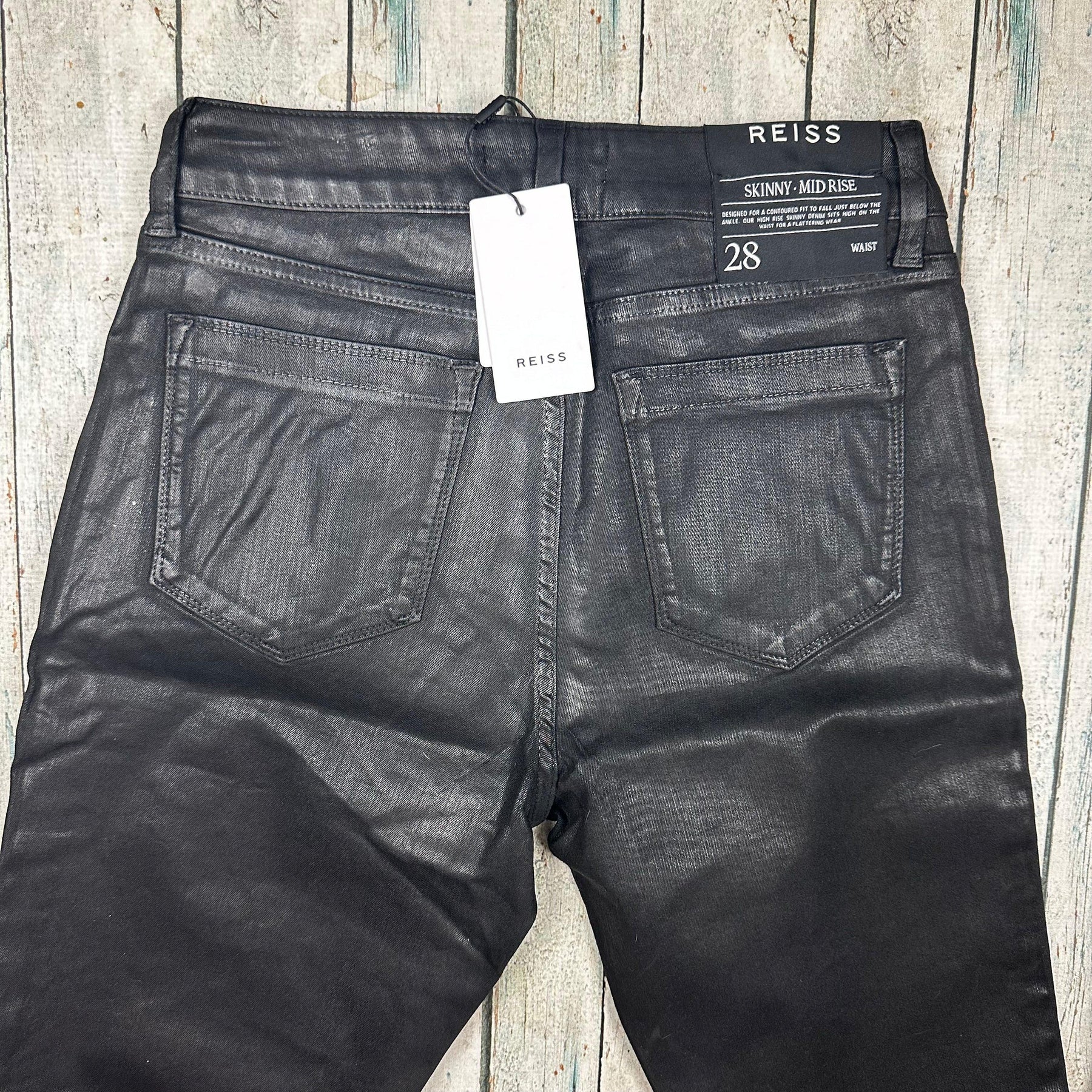 NWT - Seven7 Skin Fit Rocker Slim Black Jeans Size - 28 – Jean Pool