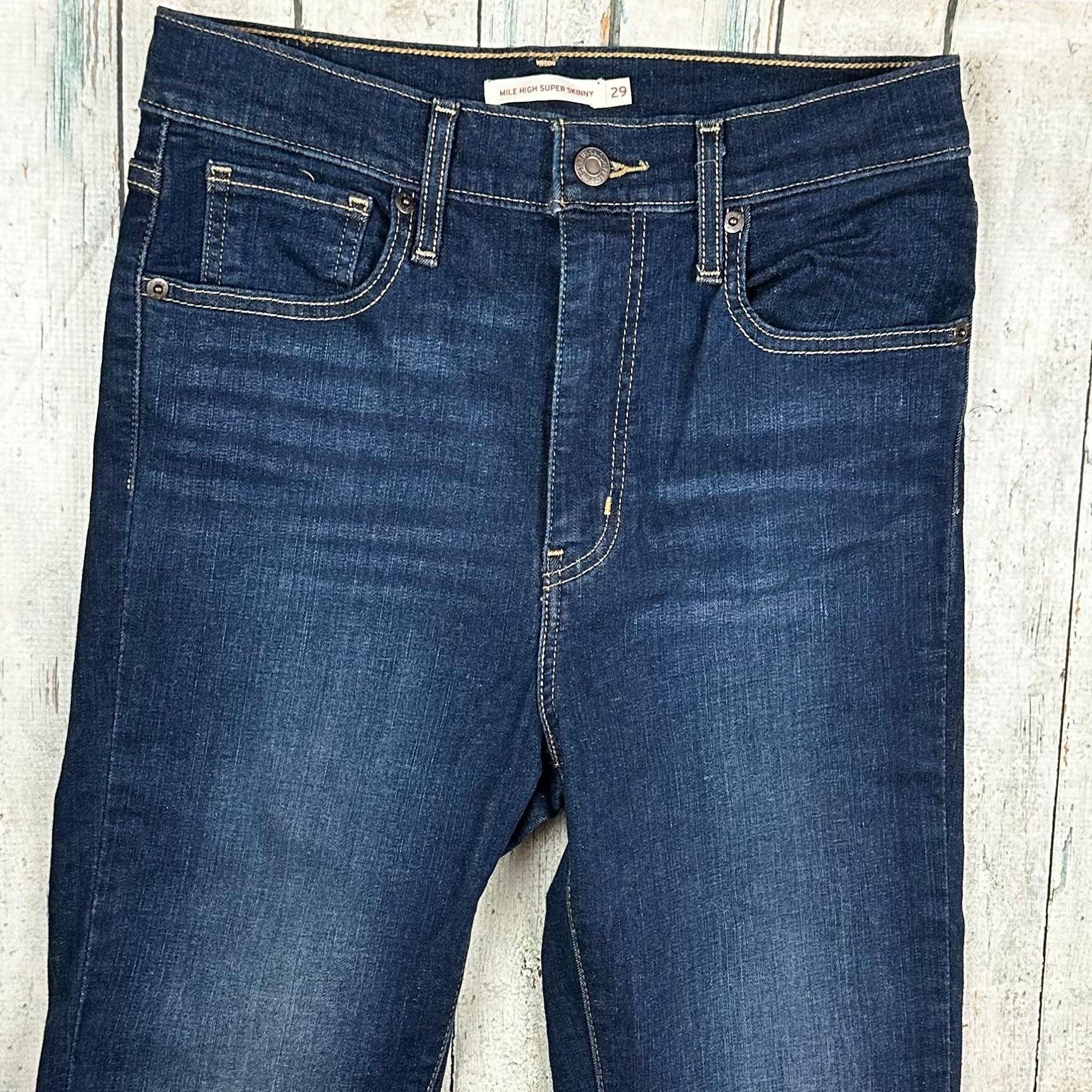 Mile High Super Skinny Jeans - Blue