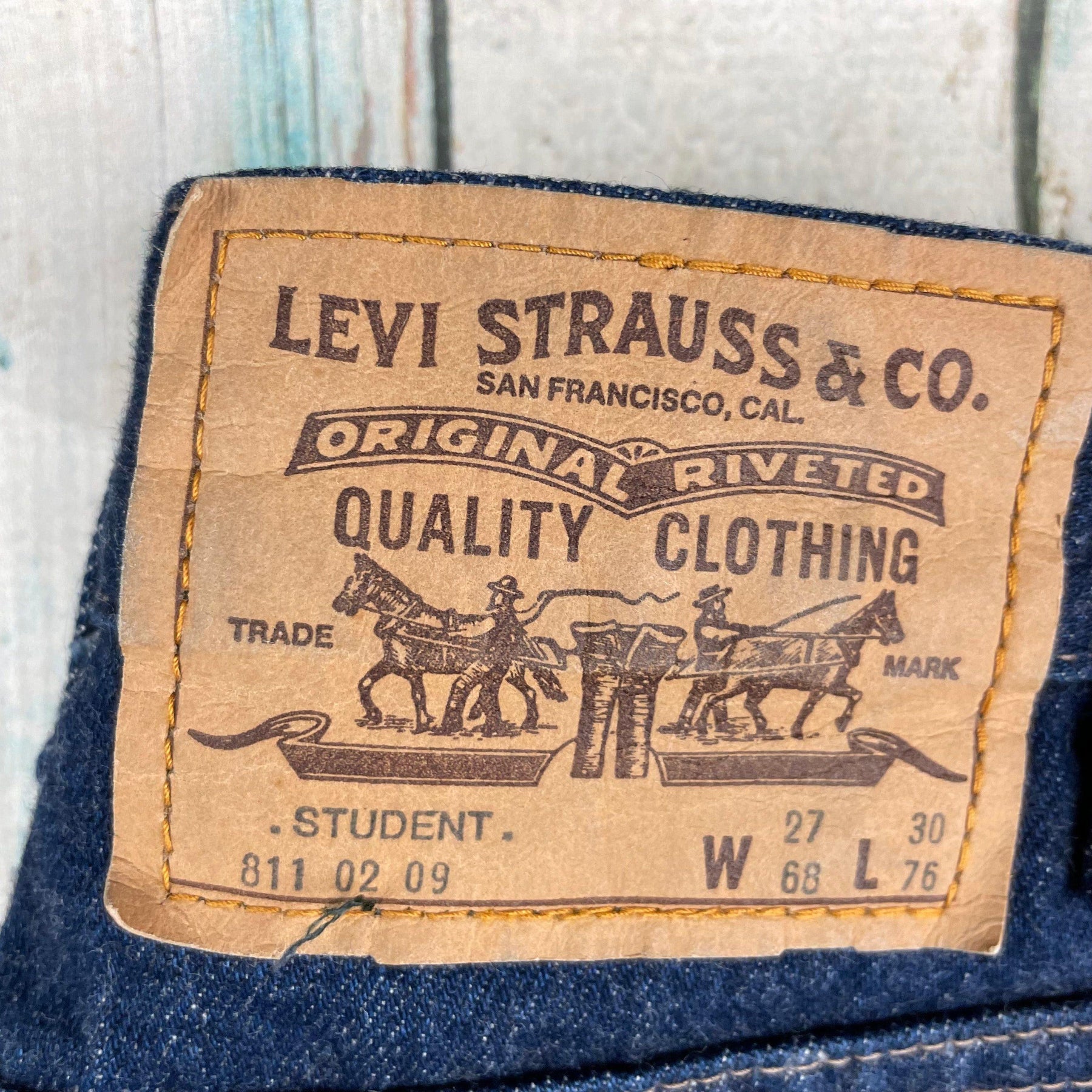 Vintage Levis 811 Orange Tab Australian Made 80's Jeans - Size 27 – Jean  Pool