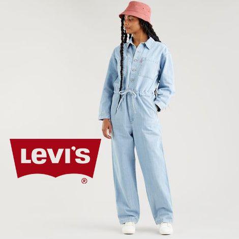 NWT- Levis Denim Roomy Loose Fit Jumpsuit - Size M – Jean Pool