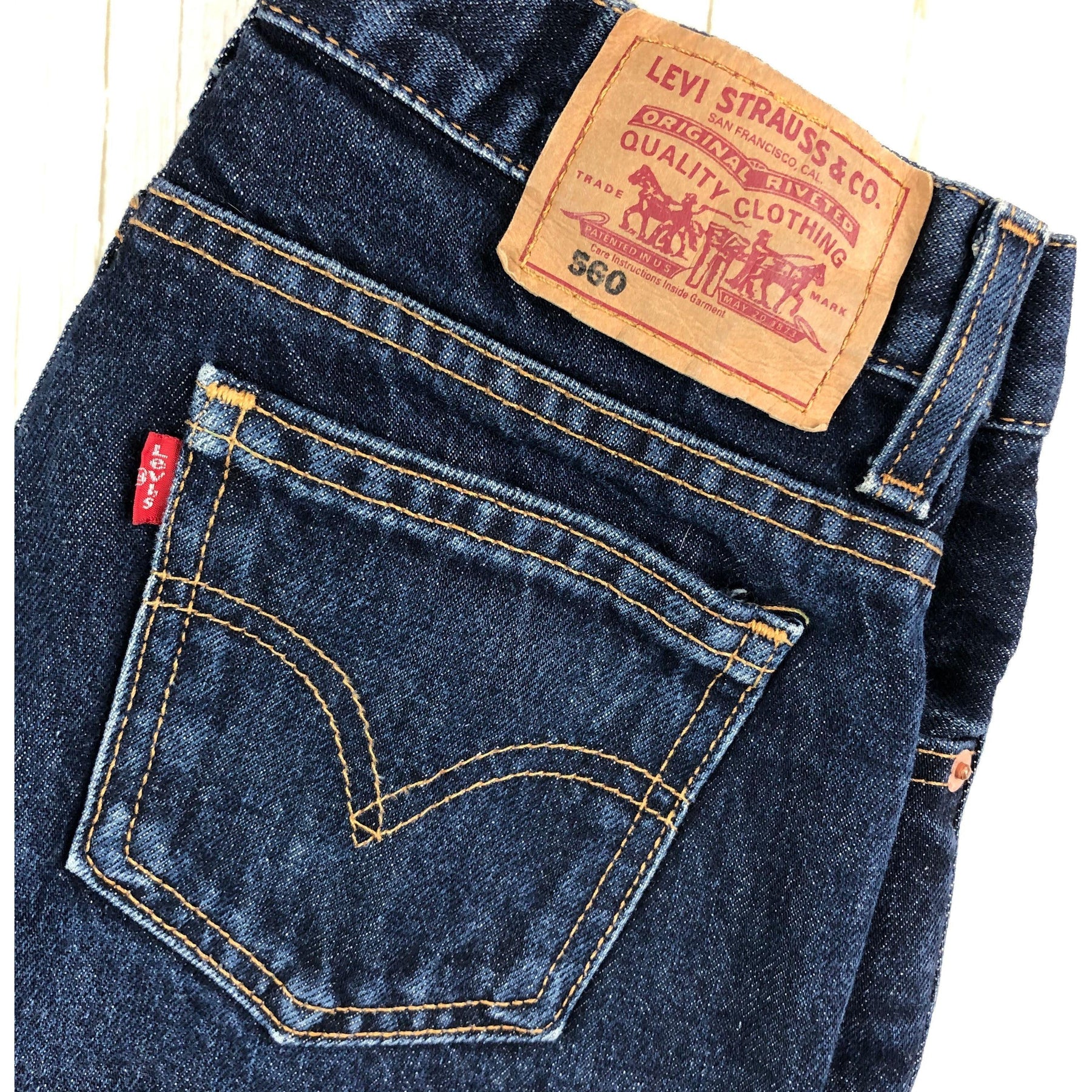 Vintage Aussie Made Levi 560 Jeans -Size 8 or 26