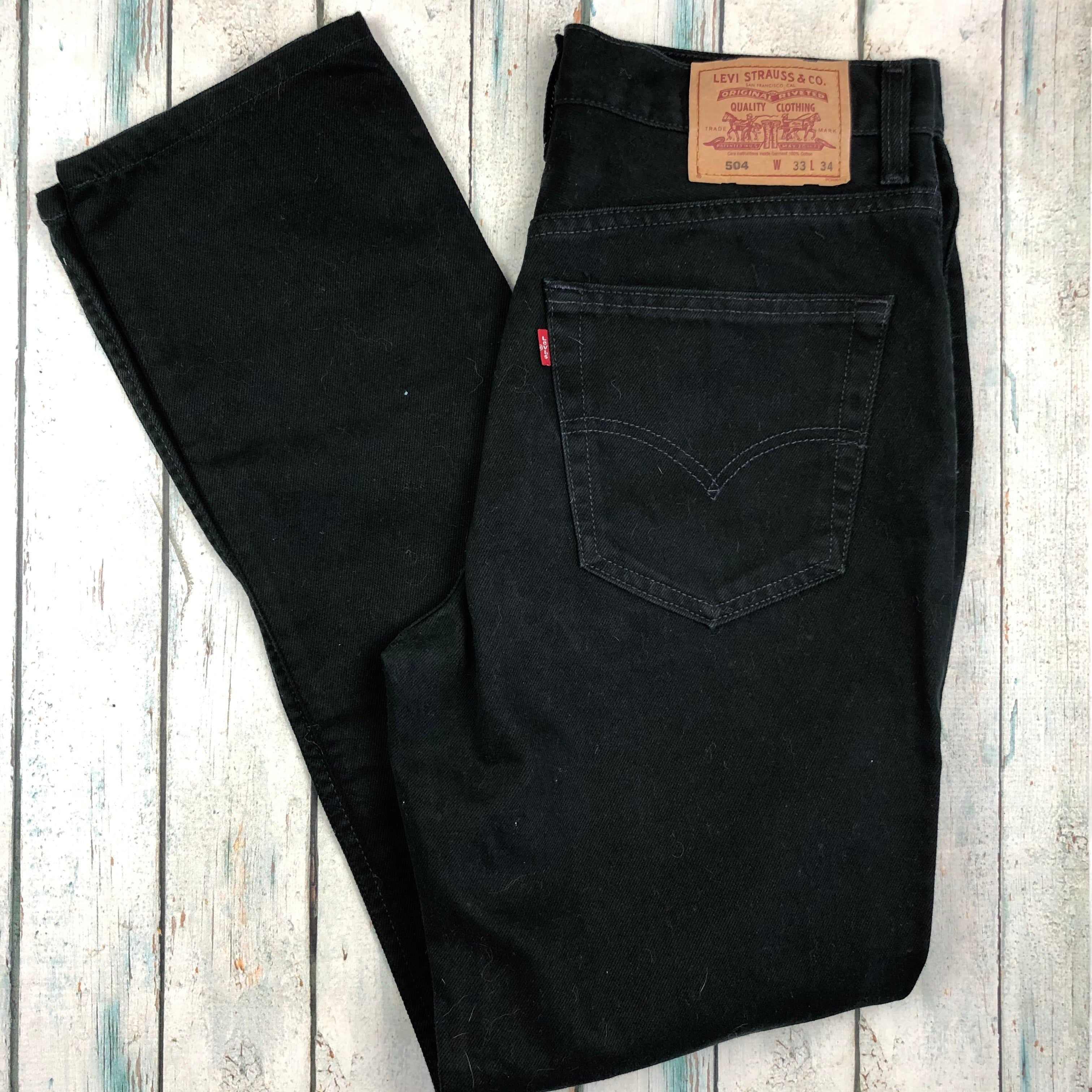 levis 504 black