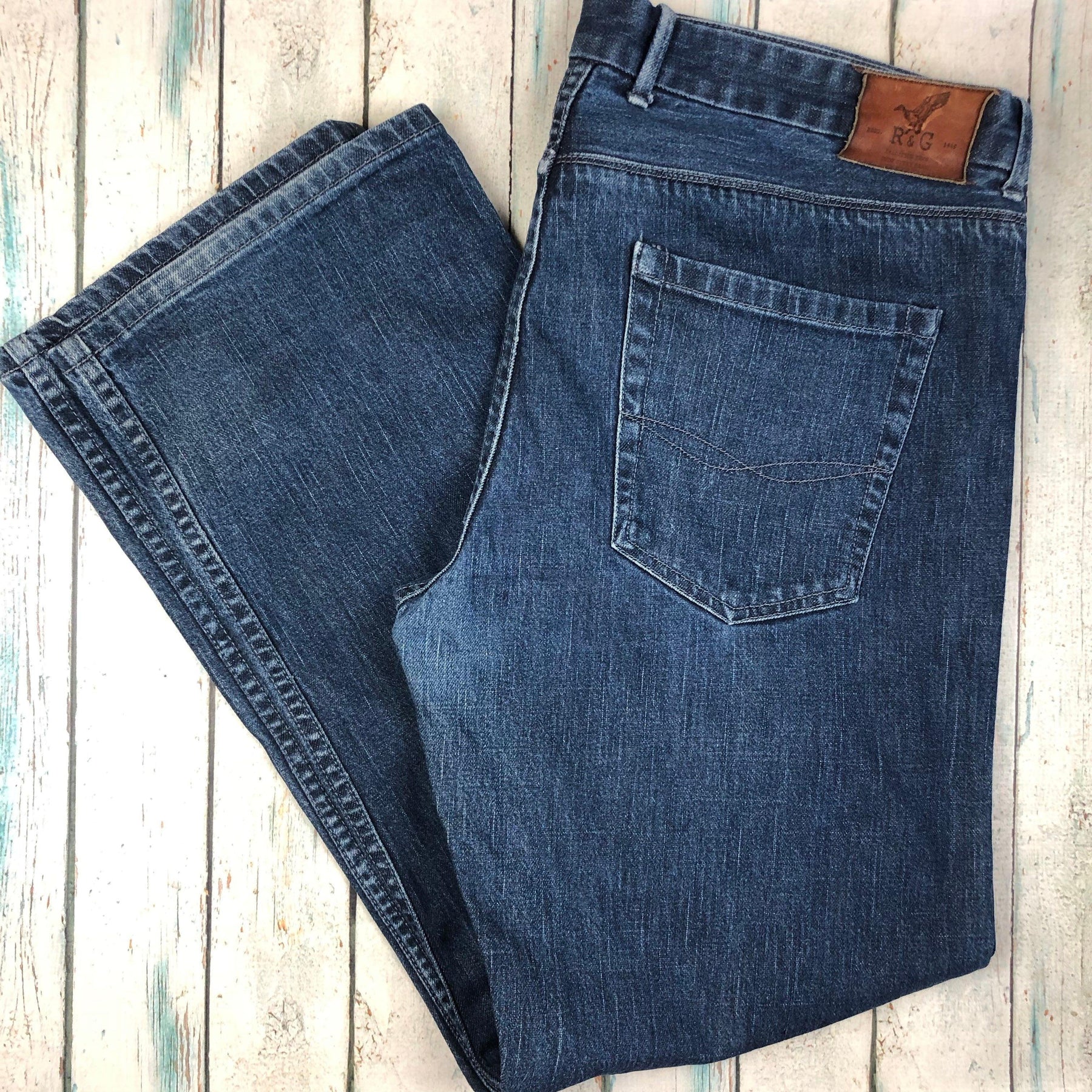 Rodd & Gunn Mens 'Oldsquaw' Straight Fit Jeans - Size 40/32 – Jean Pool
