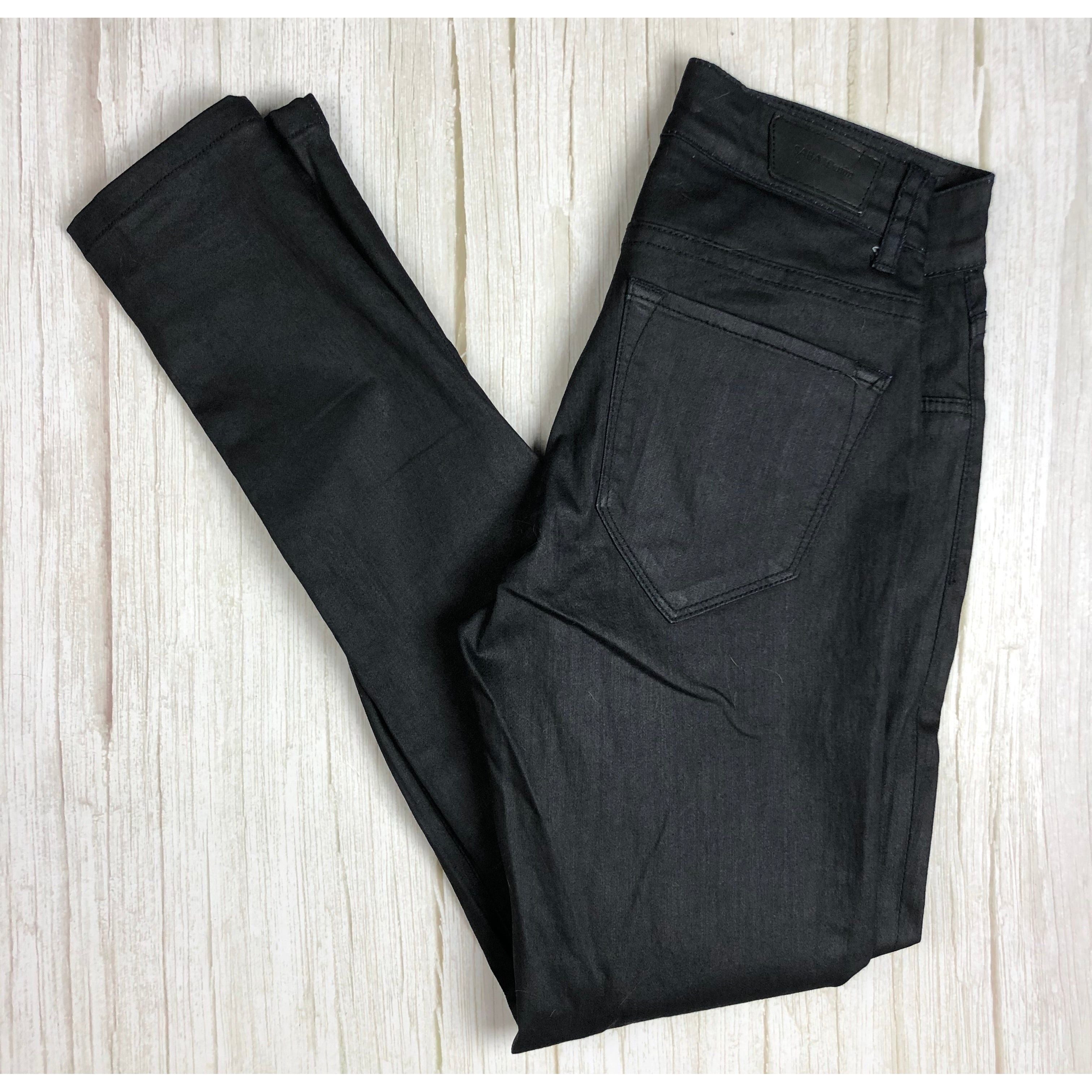 plus size coated jeggings