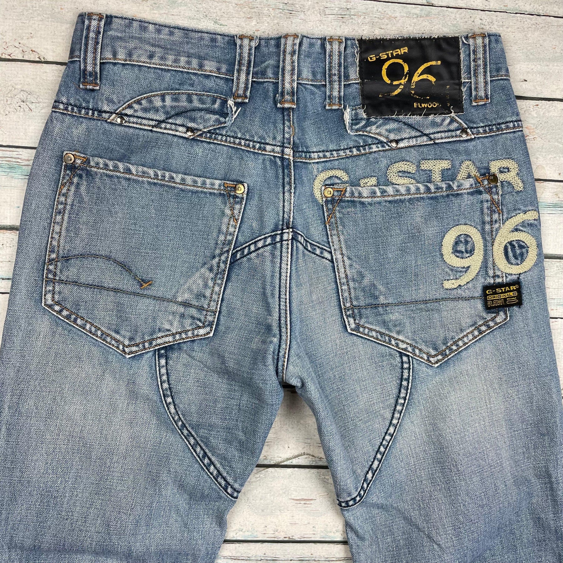 Marxistisch Immoraliteit kant G Star RAW Elwood 96 Distressed Jeans -Size 30/32 – Jean Pool