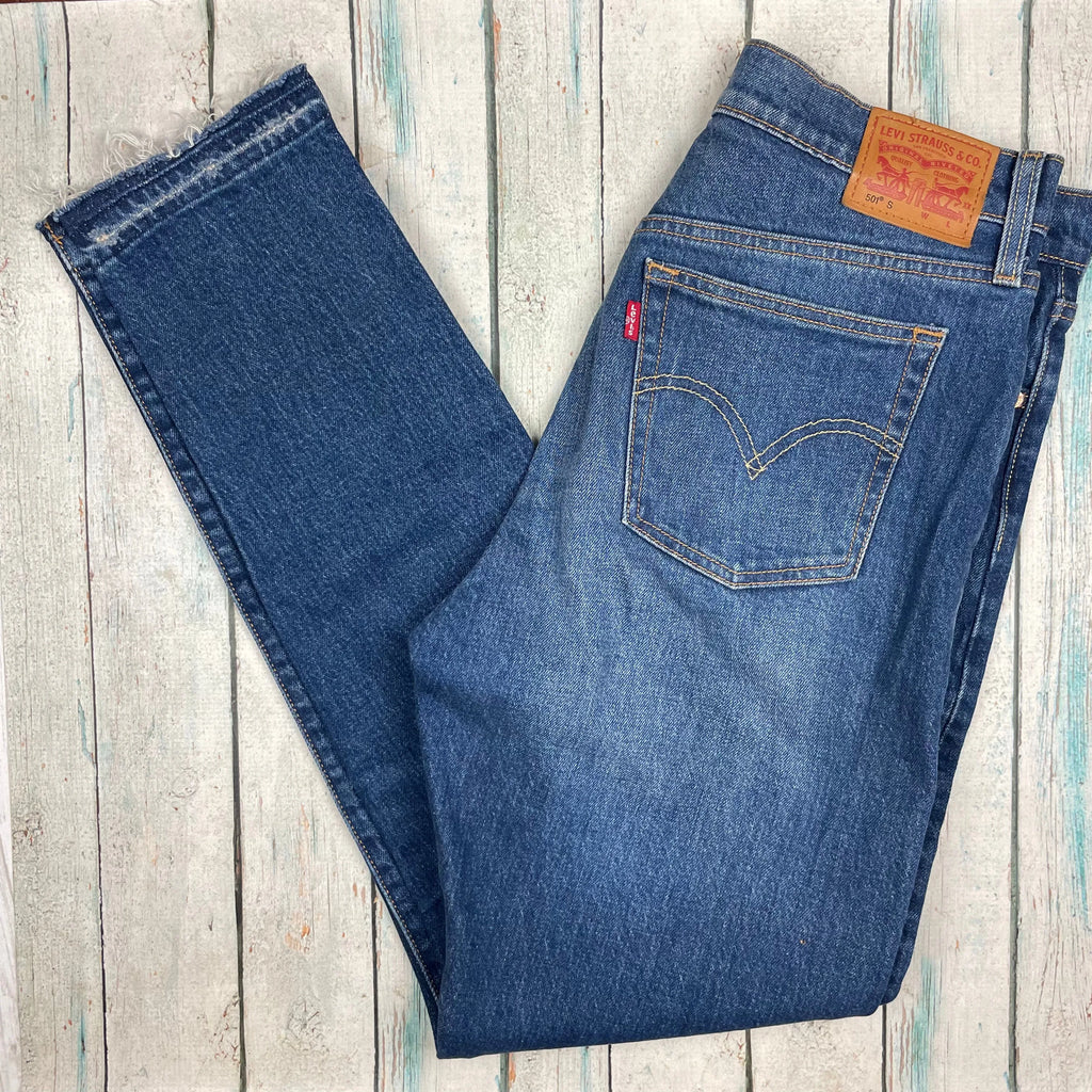 Levis Denim Released Hem 501 Jeans -Size 29/32 – Jean Pool