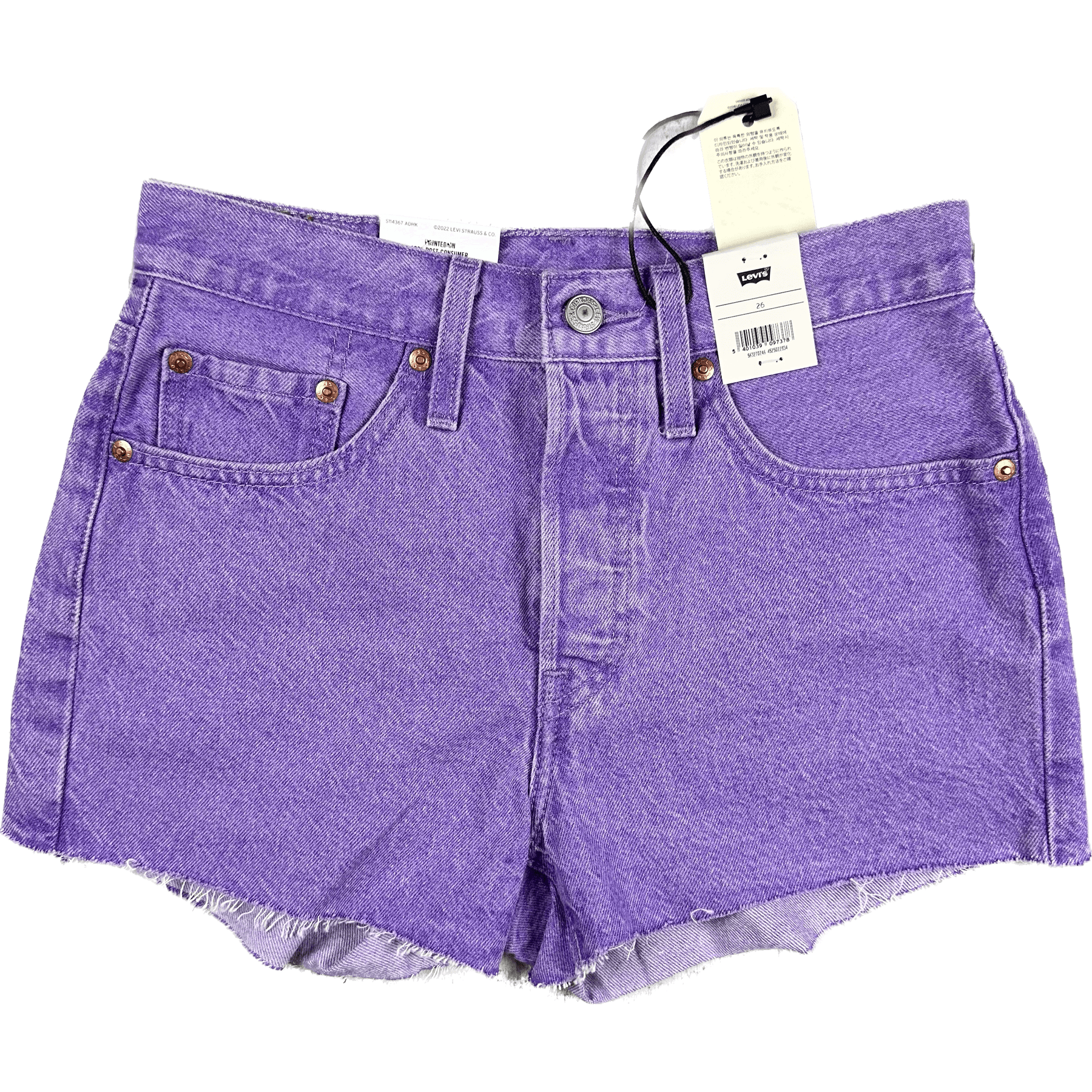 NWT - Levis Fresh 501 Purple wash Denim Shorts - Size 26 – Jean Pool