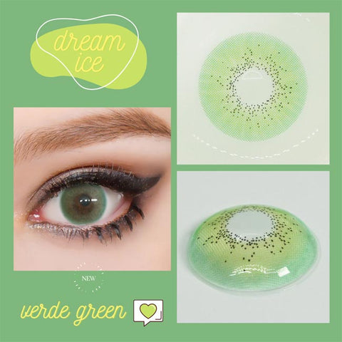 Muse verde green contacts | Natural Halloween Lenses