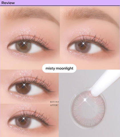 gng moonlight contacts misty brown pink