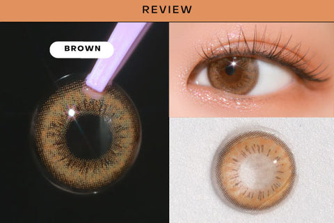 Candy brown contacts Silicone hydrogel review