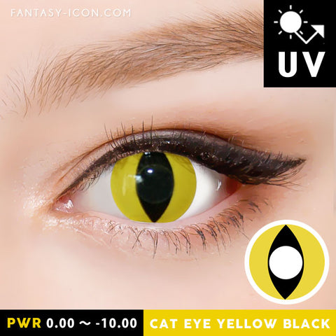 Cat Eye Yellow Contacts