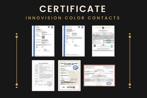 colored contacts Certificate 