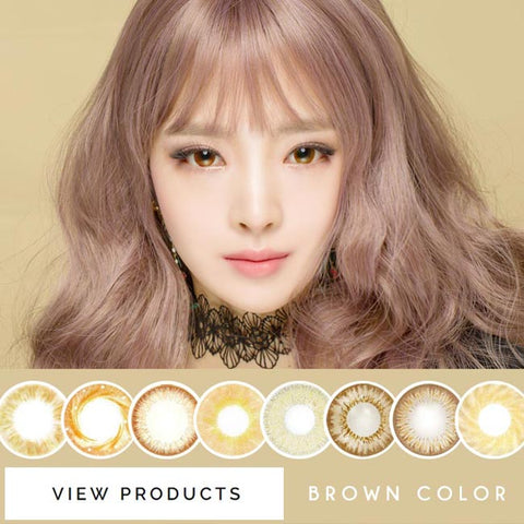 Natural Colored Contact Lenses - Pearl Brown