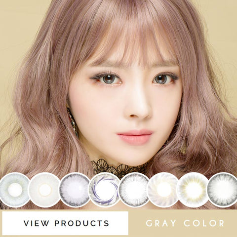 Grey Colored Contact Lenses - Gray Circle Lenses