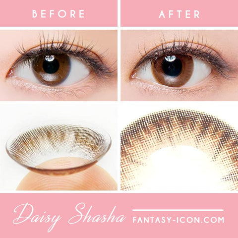 Chocolate Brown Colored Contact Lens - Daisy Shasha