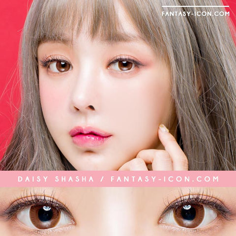 Daisy Shasha Chocolate Brown Colored Contacts eyes