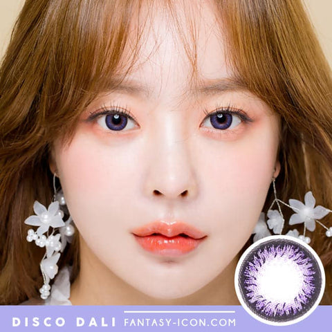 Toric Lens Disco Dali Violet | Purple Colored Contacts For Astigmatism model