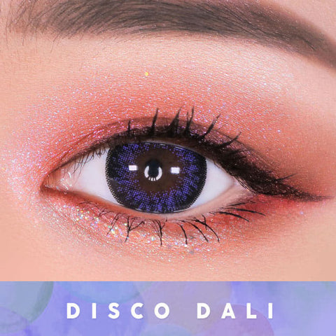 Toric Lens Disco Dali Violet Purple eyes