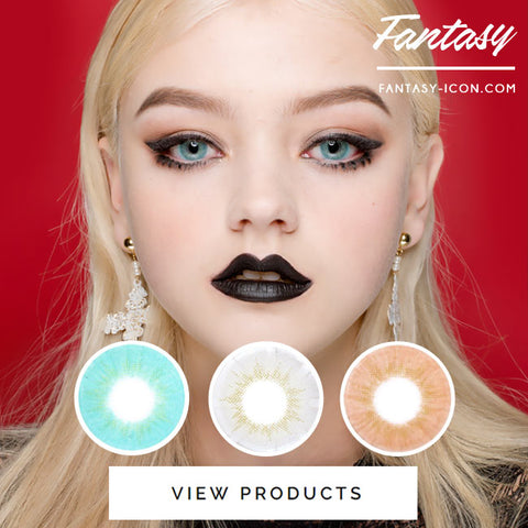 Fantasy Eye Aqua Blue Colored Contact Lenses 7