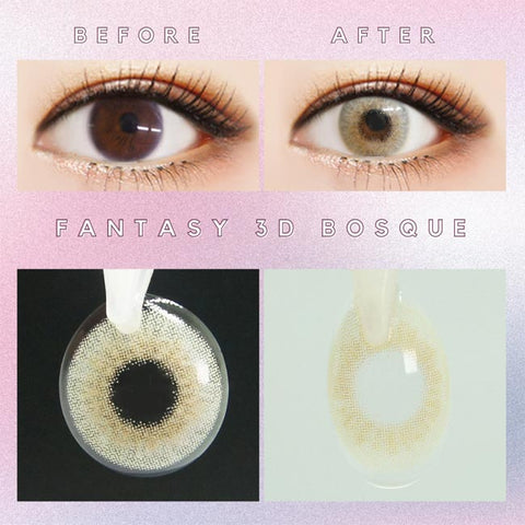 Fantasy aurora 3d bosque Colored Contacts