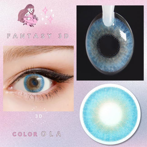 Innovision Fantasy aurora 3d ola blue Colored Contacts