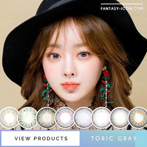 GREY COLORED CONTACTS FOR ASTIGMATISM