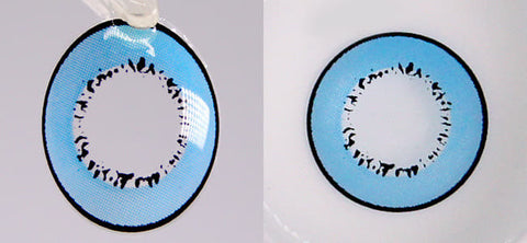 Cosplay UV Halloween Blue Contacts | Anime Lenses detail