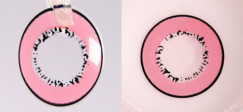 Cosplay UV Halloween Pink Contacts | Anime Lenses review 2