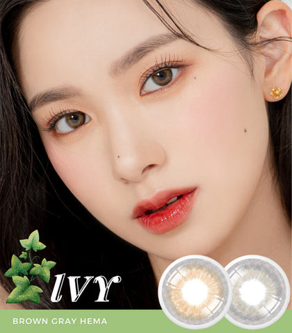 brown gray contacts Romantic Ivy