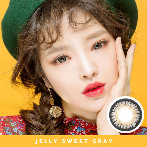 Gray colored contacts Jelly Sweet