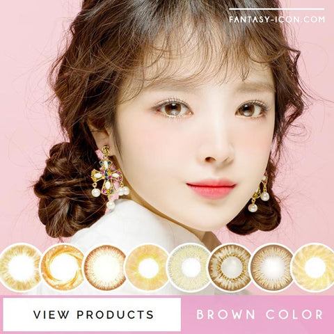 Chocolate Brown Colored Contact Lenses