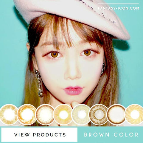 CHOCOLATE BROWN COLORED CONTACT LENSES - CIRCLE LENSES