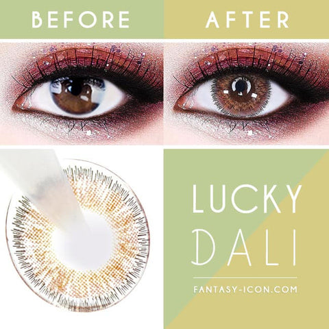 Lucky Dali Brown Colored Contacts, beautiful Circle Lenses