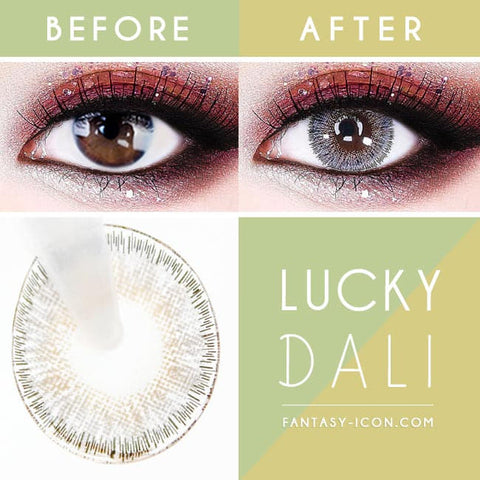 Lucky Dali Gray Colored Contacts, beautiful Circle Lenses
