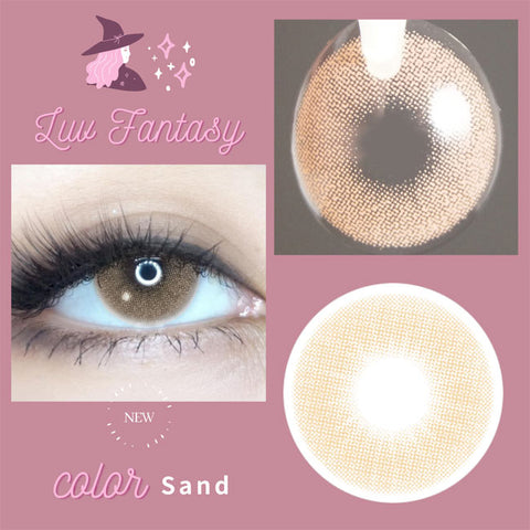 Luv Fantasy Sand Contacts UV Blocking