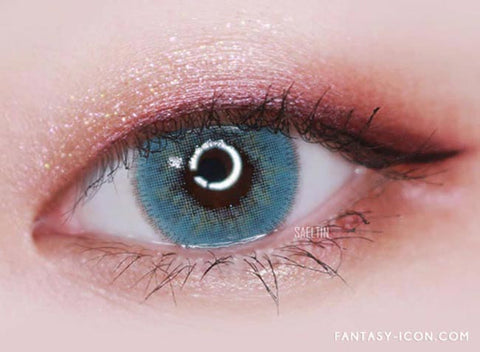 Luxury Fiore Aqua Blue Colored Contact Lenses 10