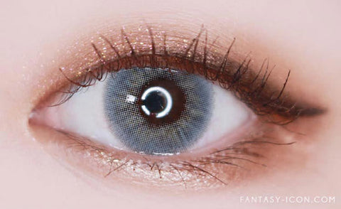 Luxury Fiore Dark Grey Colored Contact Lenses 10