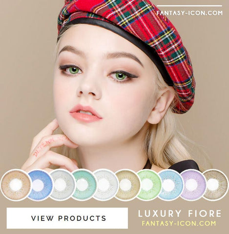 Luxury Fiore Green Colored Contact Lenses 8