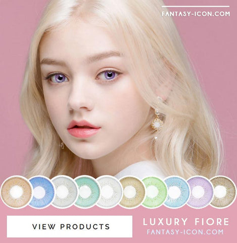 Luxury Fiore Violet Colored Contact Lenses 8